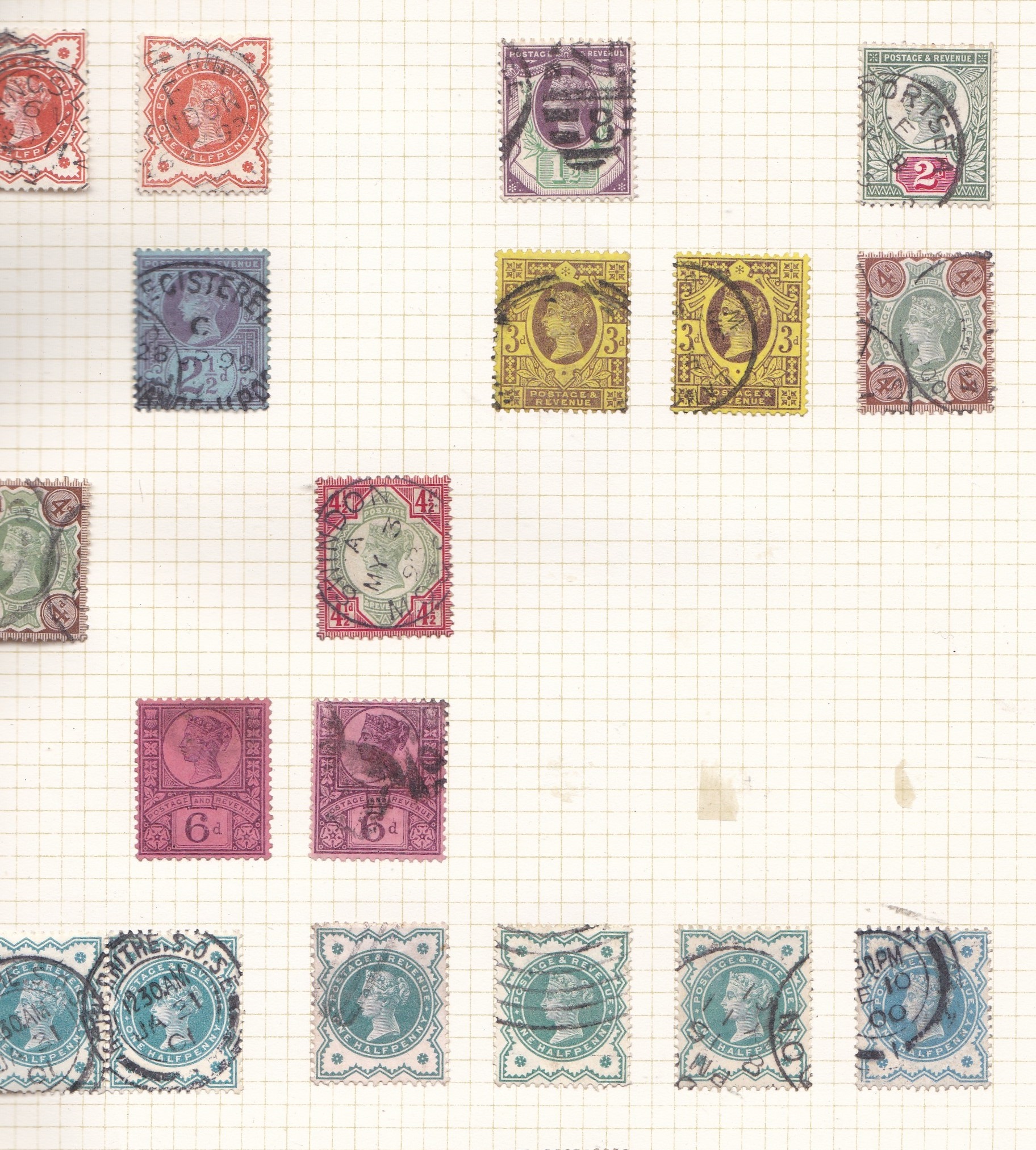 Great Britain 1889-1936 - mint and used small collection includes KGV panes in a clean swing-o-