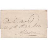 Scotland 1802 - EL Wrapper Elgin to Aberdeen to Doctor Brown, late of the 6th N.B.Militia with