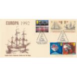 Great Britain - 1992 (19 April) Europa S. Muscroft Official First Day Cover, 'Endeavour Salutes'