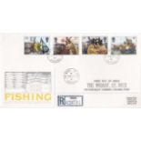 Great Britain 1981 23rd Sept Fishing The Wharf St. Ives. C.d.s Cornish Fishing Port