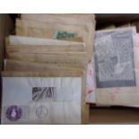 A box full of mostly Commonwealth duplicates in envelopes, as these mostly have 1960's meter marks