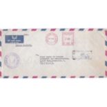 Burma 1962 - Airmail Envelope Rangoon (meter mark), Registered Rangoon Union of Burma Airways