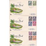 Australia (Christmas Island) 1958 - set of First Day Covers (3)