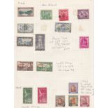 New Zealand 1935-1963-Selection on (6) pages noted 1935 definitives used, 1938 high value