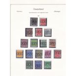 Germany 1948-British and American Zones-opted definitives SGA70-A77,A79-A81,A83-A86 m/m SGA78,A82