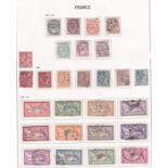 France 1900-1920 Selection of 27 used definitive's to 20 Fr. Noted S.G. 295, 307, 431-432. Cat value