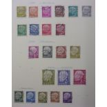 Germany 1949-1982 - a used collection in a red Simplex Album good batch for expansion (100's)