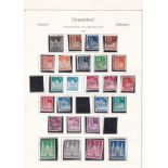 Germany 1948 - Allied occupation British and American zones definitives SGA118-A119, A124, A126,