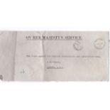 St Vincent 1963-O.H.M.S envelope Kingston date stamp and Official Paid; Ministry of Finance signed