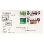 Great Britain 1964 - 07/01 Geographical Congress Phosphor Illustrated FDC-London W.C FD1 typed 35