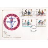 Great Britain 1978 (2 August) - Cycling Centenary set on T1 Raleigh Tour of Britain Cotswold FDC,