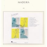 Madeira 1993 - Europa min sheet, SGMS286, used