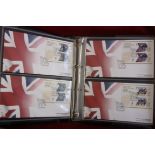 Great Britain 2012 - Parolyripic Gold Metal Winners - a set of (34) used sheetlets on Royal Mail