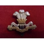 Glamorgan Imperial Yeomanry Cap Badge (Bi-metal), slider, sealed 19th May 1903. K&K: 1356