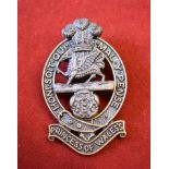 The Princess of Wales' Royal Regiment Cap Badge (Bronze), lugs and made 'Firmin'