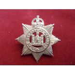 Devonshire Regiment 5th Battalion Territorials Cap Badge (White-metal), two lugs. The same as the