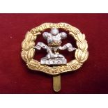 Queen's Own Cameron Highlanders (The Liverpool-Scottish) Territorial Regiment Cap Badge (White-