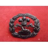 4th South Lancashire Regiment (Prince of Wales's) Volunteers WWI Officers Cap Badge (Blackened-