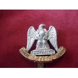 2nd Dragoon Guards (The Scots Greys) Officers Ranks Cavalry Field-Service Cap Badge (Bi-metal,