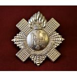 Highland Light Infantry RHF Regimental 'Band' EIIR Glengarry Cap badge (Staybright), lugs. Motto "