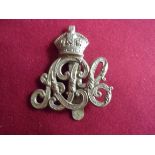 Royal Army Pay Corps Forage Cap Badge (Gilding-metal), two lugs as worn between 1898 to 1900. K&K: