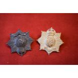 Hampshire Regiment WWII Cap Badge (Gilding-metal), two lugs. K&K: 1961-Hampshire Regiment Officers