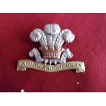 Cheshire Imperial Yeomanry (Earl of Chester's) Other Ranks Cap Badge (Bi-metal), two lugs, sealed