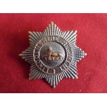 The Lincolnshire Regiment Officers WWI Helmet Plate (Bronze), two lugs. K&K: 1957
