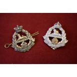 East Lancashire Regiment Victorian Other Ranks Forage Cap Badge (Gilding-metal), two lugs. K&K: