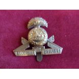 The Lancashire Fusiliers WWI Cap Badge (Brass Economy) K&K: 618