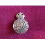 Royal Military College Officer-Cadets' Geo VI Cap Badge (Gilding-metal), two lugs. K&K: 2169