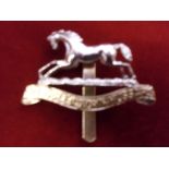 The Queen's Own Hussars EIIR Cap Badge (Anodised), slider. Made W.H. Dowler, B'ham. K&K: 1896.