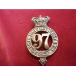 97th (The Earl of Ulster's) Regiment of Foot Glengarry and pre-Territorial era 1874-1881 Badge, K&K: