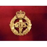 The Queen's Bays (2nd Dragoon Guards) Cap Badge (Gilding-metal), slider. K&K: 1886
