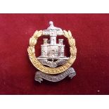 Dorsetshire 1st Volunteer (Dorchester) Battalion Cap Badge (Bi-metal and gilt), slider, same