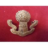 Lothian's & Berwickshire Imperial Yeomanry Victorian Cap Badge (Gilding-metal), two lugs. K&K: 1348