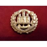 Northamptonshire Regiment 4th Battalion WWI Other Ranks Cap Badge (Brass), slider, second type