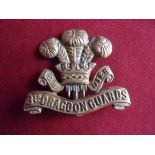 3rd (Prince of Wales's) Dragoon Guards Cavalry Field-Service 1896-1922 Cap Badge (Brass-economy),