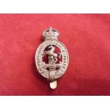 The Duke of Connaught's Own Royal East Kent Yeomanry (Mounted Rifles) WWI Other Ranks Cap Badge (