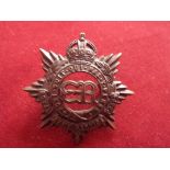 Royal Corps of Engineers 1930's Cap Badge (Gilding-metal), slider with King Edward VIII Cypher and