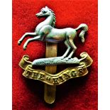 The King's (Liverpool Regiment) Cap Badge (Bi-metal), slider, issued between 1898-1926. K&K: 598-The