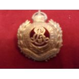 Royal Army Pay Corps Forage Cap Badge (Gilding-metal), slider as worn between 1902 to 1920. K&K: