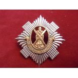 The Royal Scots (Lothian Regiment) WWI Cap Badge (Bi-metal), two lugs. K&K: 589