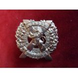 14th County of London Battalion (London Scottish Regiment) WWI Sporran Badge (White-metal), two