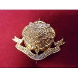 Lancashire Hussars Imperial Yeomanry Victorian/WWI Cap Badge (Brass, lugs)