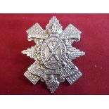1st Battalion (The Glasgow Highlanders) Light Highland Infantry Other Ranks Cap Badge (White-metal),