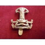 Prince Albert's Own Leicestershire Yeomanry (Hussars) Cap Badge, second type (Brass), two lugs. K&K: