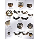 The Hampshire Regiment Military Badge Collection (16) Including K&K: 647 Hampshire Cap Badges (2)