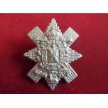 Black Watch (Royal Highlanders) WWI Cap Badge (White-metal), two lugs. K&K: 657-Black Watch (Royal