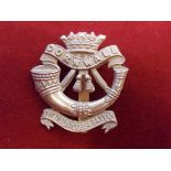 1st Cornwall (Truro) Regiment Volunteer Battalion WWI Cap Badge (White-metal), slider, second type